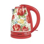 The Pioneer Woman Vintage floral/red Electric Kettle 1.7-Liter