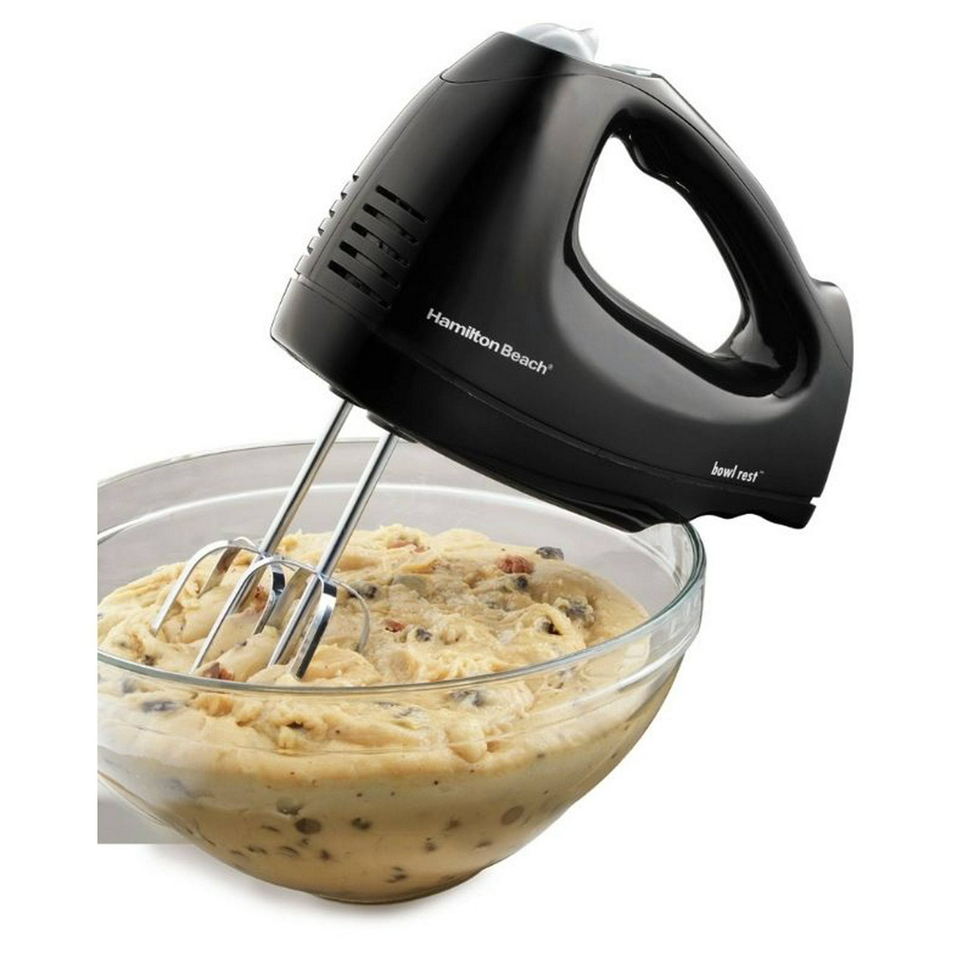 b196827e6c1025abb56a53bc93ce1d3fd79c370dc44a63e040fc02ec3e0add4b.jpg Hamilton Beach Hand Mixer with Snap-On Case, Black - Image 1