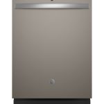 GE Top Control with Plastic Interior Dishwasher with Sanitize Cycle & Dry Boost Slate