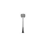 Designers Fountain 1923-BK Riviera 3-Light Post Lantern, Black