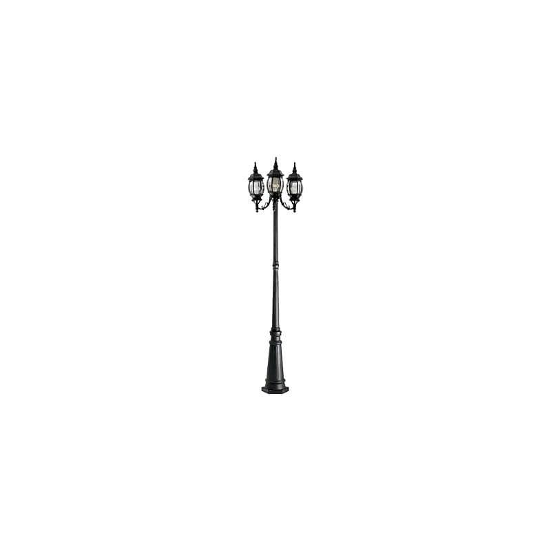 b1bd53918d3df7f802b2d57f029c0a47ccaca7f472c6e5cee16d6eaf617b0da7.jpg Designers Fountain 1923-BK Riviera 3-Light Post Lantern, Black - Image 1