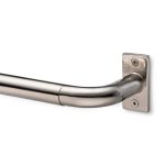 36"-66" French Curtain Rod Brushed Nickel - Project 62