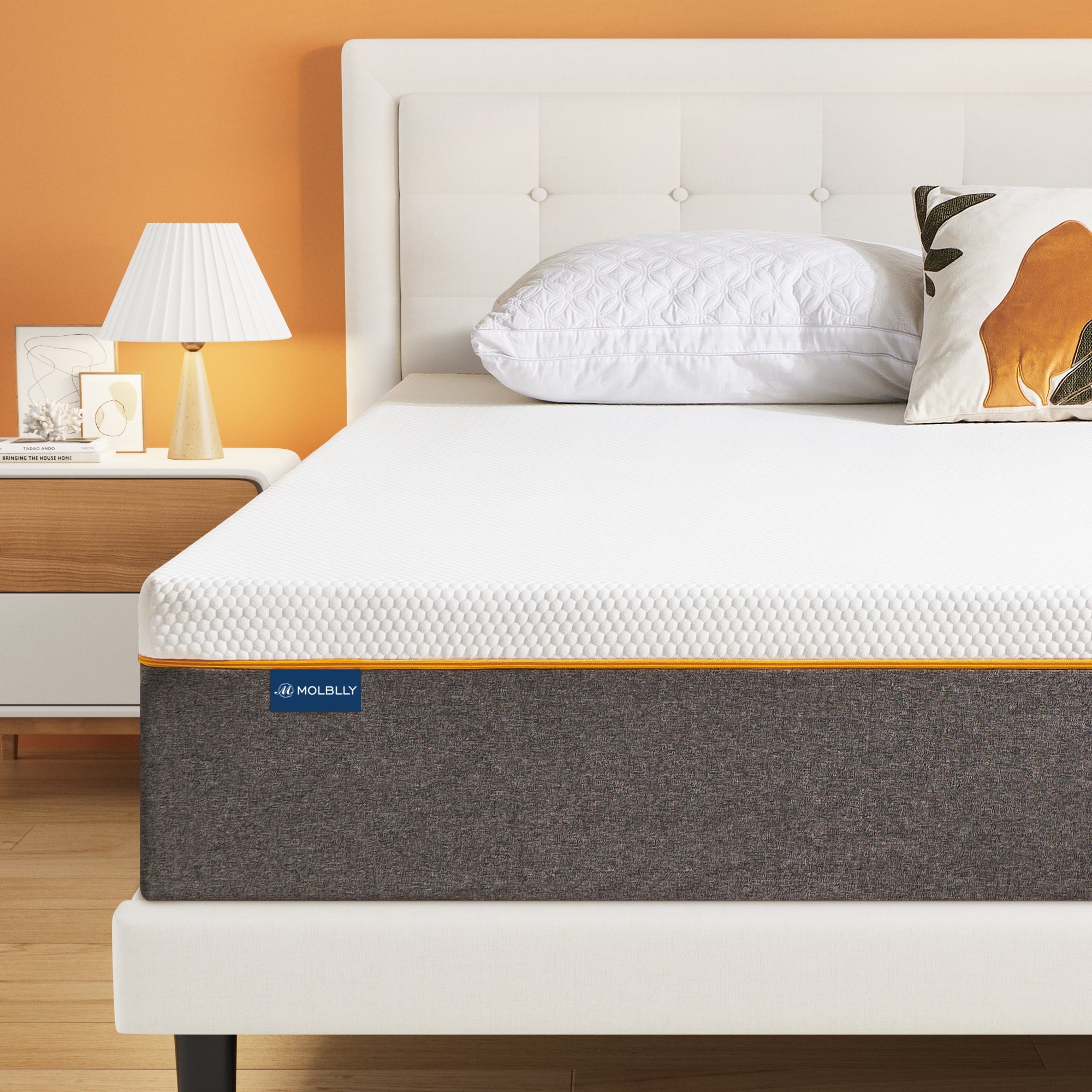 b1ecb715870c50722abd1e8898ea03c90e9551bf41c50f9b11a7cc3b0f5973e1.jpg King 12 Medium Plush Gel Memory Foam Mattress Cooling Support Bed-in-a-Box - Image 1