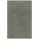 Mainstays Traditional Dylan Solid Olefin Pewter Gray Indoor Accent Rug, 2'6 inchx3'10 inch, Size: 2'6 inch x 3'10 inch