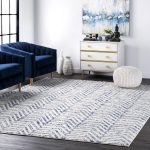 nuLOOM Rosanne Geometric Area Rug 6' Square Blue