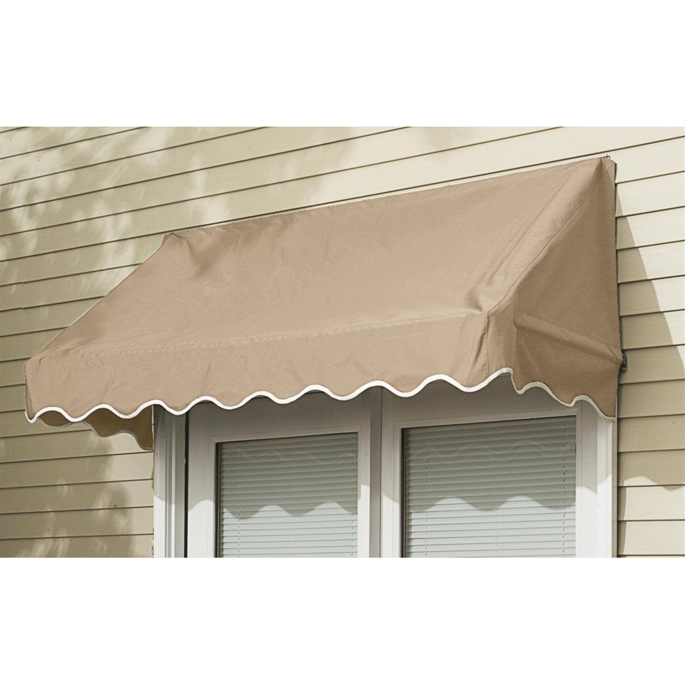b2b56b48a8f9de5fbea02a1f2a21b4fe574e116b303a459341c5f7e9009bd766.jpg CASTLECREEK 6' Window and Door Awning Linen - Image 1