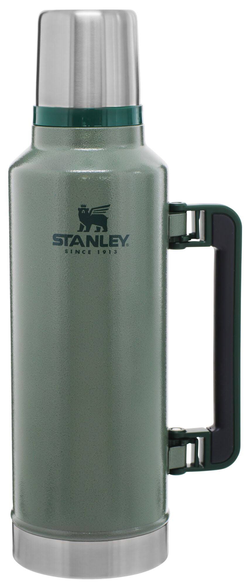 b2cc4e2cc39ecbda0755b975c522da5c3bdfc7c5a7922791c28bdc85d322abe9.jpg Stanley Classic Vacuum Insulated Stainless Steel Bottle, 2 qt - Image 1