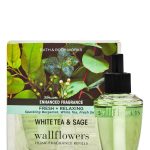 Bath & Body Works White Tea & Sage Wallflowers Fragrance Refills, 2-Pack