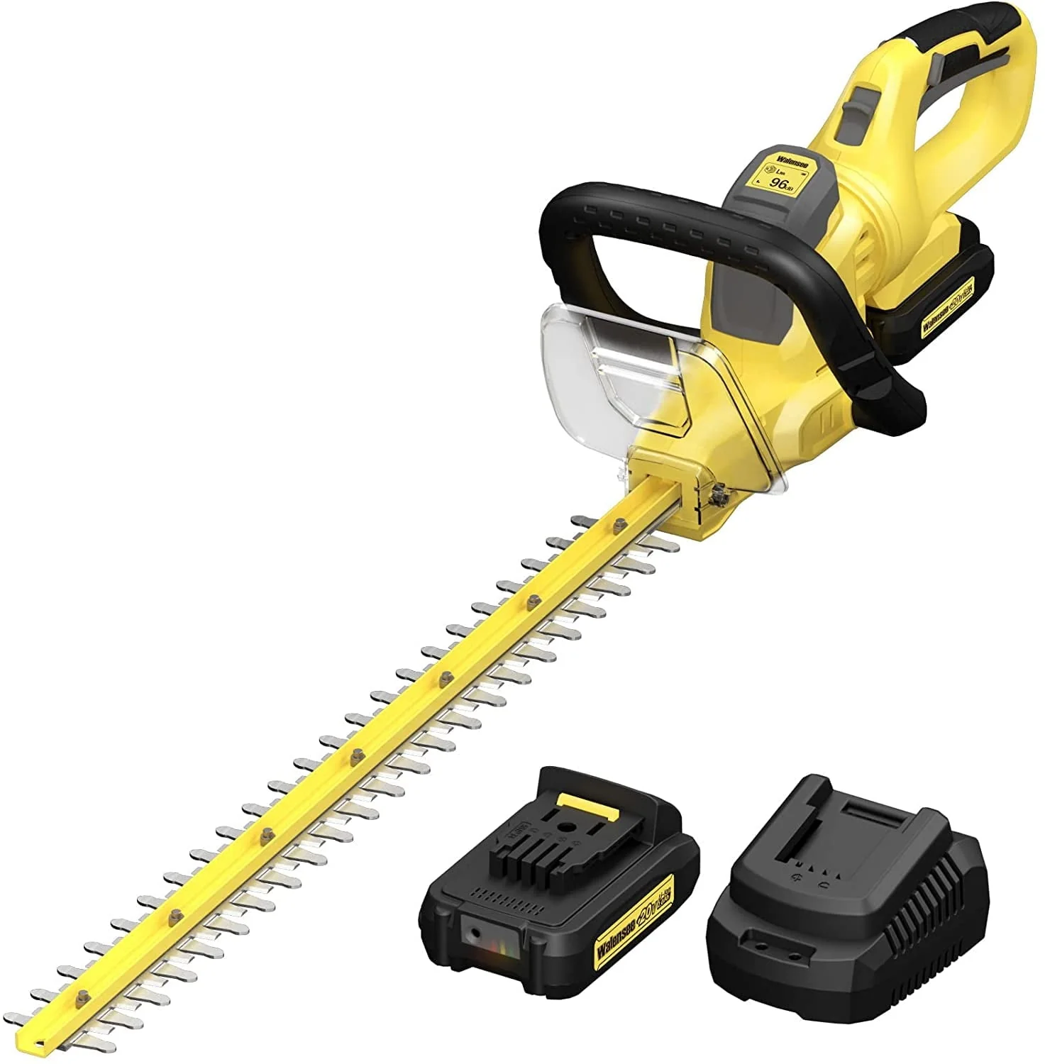 b30e8370446c63b9bcf2c1beda18f902336b15cde2d9b0a409eaa9e651b8e84c.webp Walensee 20V MAX Cordless Hedge Trimmer, 2.0ah Battery & Fast Charger Included - Image 1