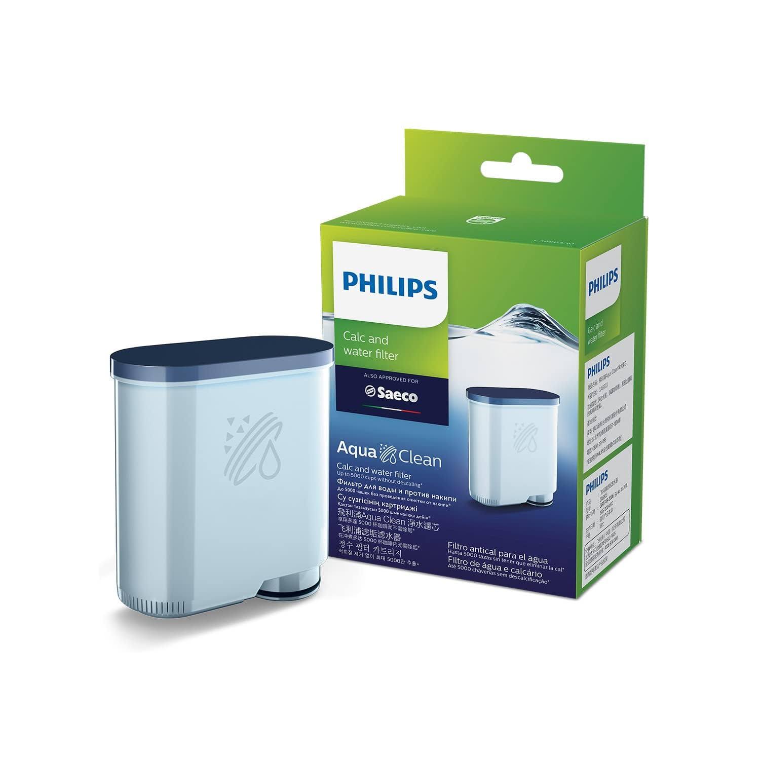 b32406e82c6d63cf7c84cbee06d60dee88feb00e217c51249aba3bab2dcff4c4.jpg Philips Kitchen Appliances Philips Aquaclean Original Calc and Water Filter, No Descaling Up to 5,000 Cups, Reduces Formation of - Image 1