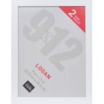 2-Pack Wall Frames, Logan by Studio D��cor 9" x 12" in White