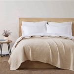 Under The Canopy Matelasse Blanket - Taupe - Size: Twin XL