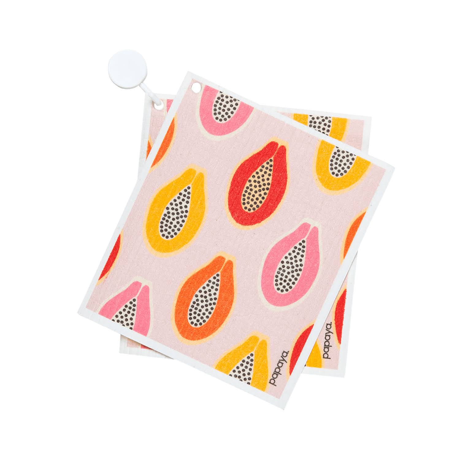 b3de06ad25e6beddcdd2695de2e1bcc388c2a6d17377ab142023de2099e31f15-1.jpg Papaya - Reusable Paper Towels - Mod Papayas 2pk at Colorado Baby - Image 1