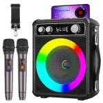 BONAOK Karaoke Machine. Portable Bluetooth Speaker