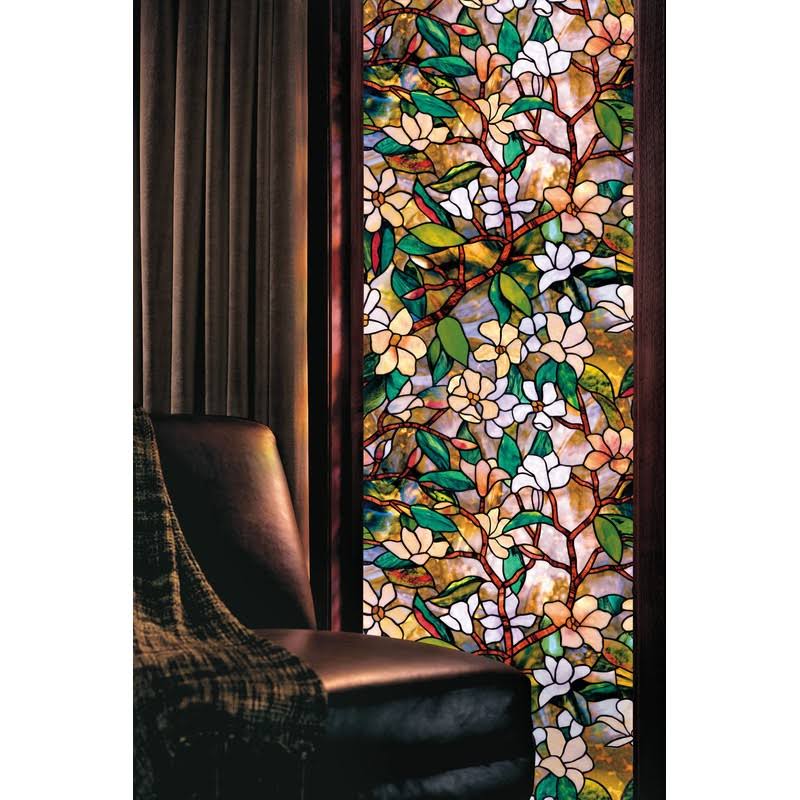 b49d8bd301552b43262d79386d2ee9908f5f6f2d656e402a05c4d2bbee4798ac.jpg Artscape Magnolia Window Film 24" x 36" - Image 1