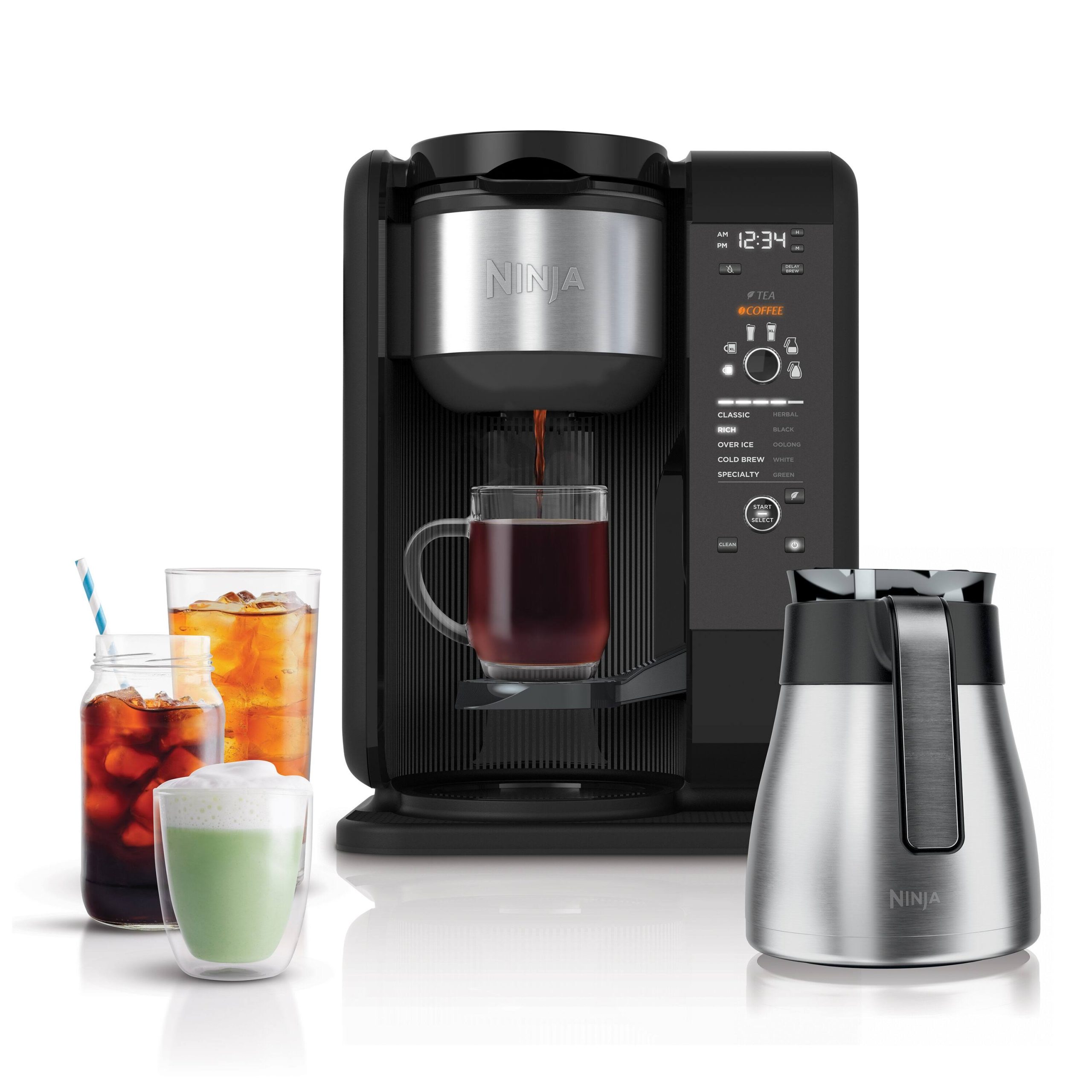 b4a21a78d0d374b535b1aded1c22a4d58f244e824f1129e7f03fd71ae463a927.jpg Ninja CP307 Hot and Cold Brewed System, Tea & Coffee Maker, with Auto-iQ - Image 1