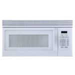 BLACK+DECKER 1.6 Cu ft Over-The-Range Microwave with Top-Mount Air Recirculation Vent, White