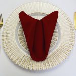Linentablecloth 20-inch Polyester Napkins (1-Dozen) Burgundy