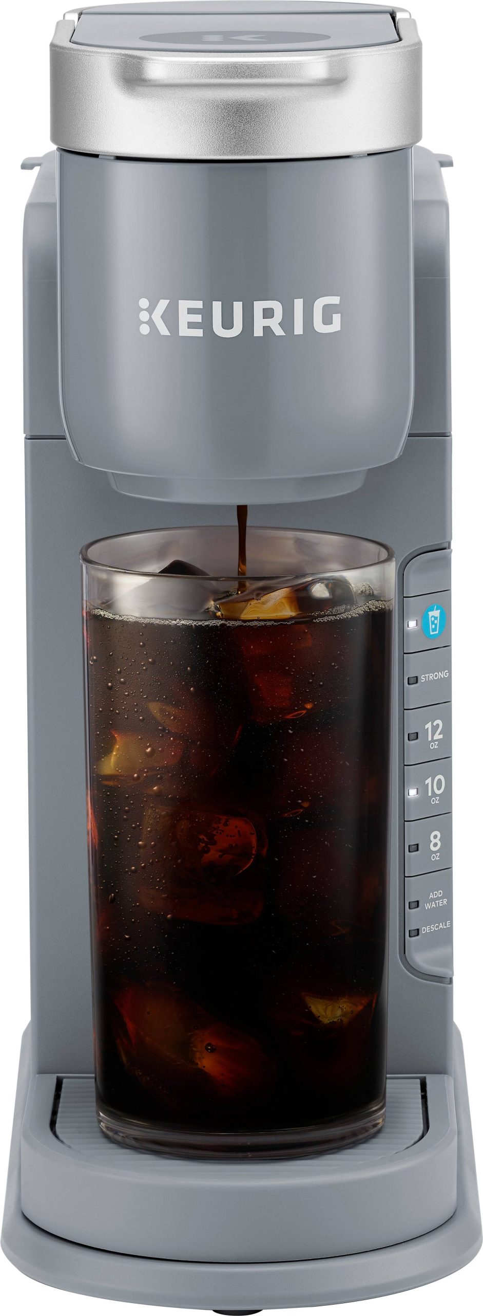 b595c664d0386b2ce0fd4a650474523bf59925d392ebc206b29b0fe3abccca2a.jpg Keurig K-Iced Single Serve Coffee Maker, Gray - Image 1