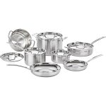 Cuisinart MultiClad Pro 12-Piece Stainless Steel Cookware Set