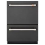 Cafe Dishwasher Double Drawer Black