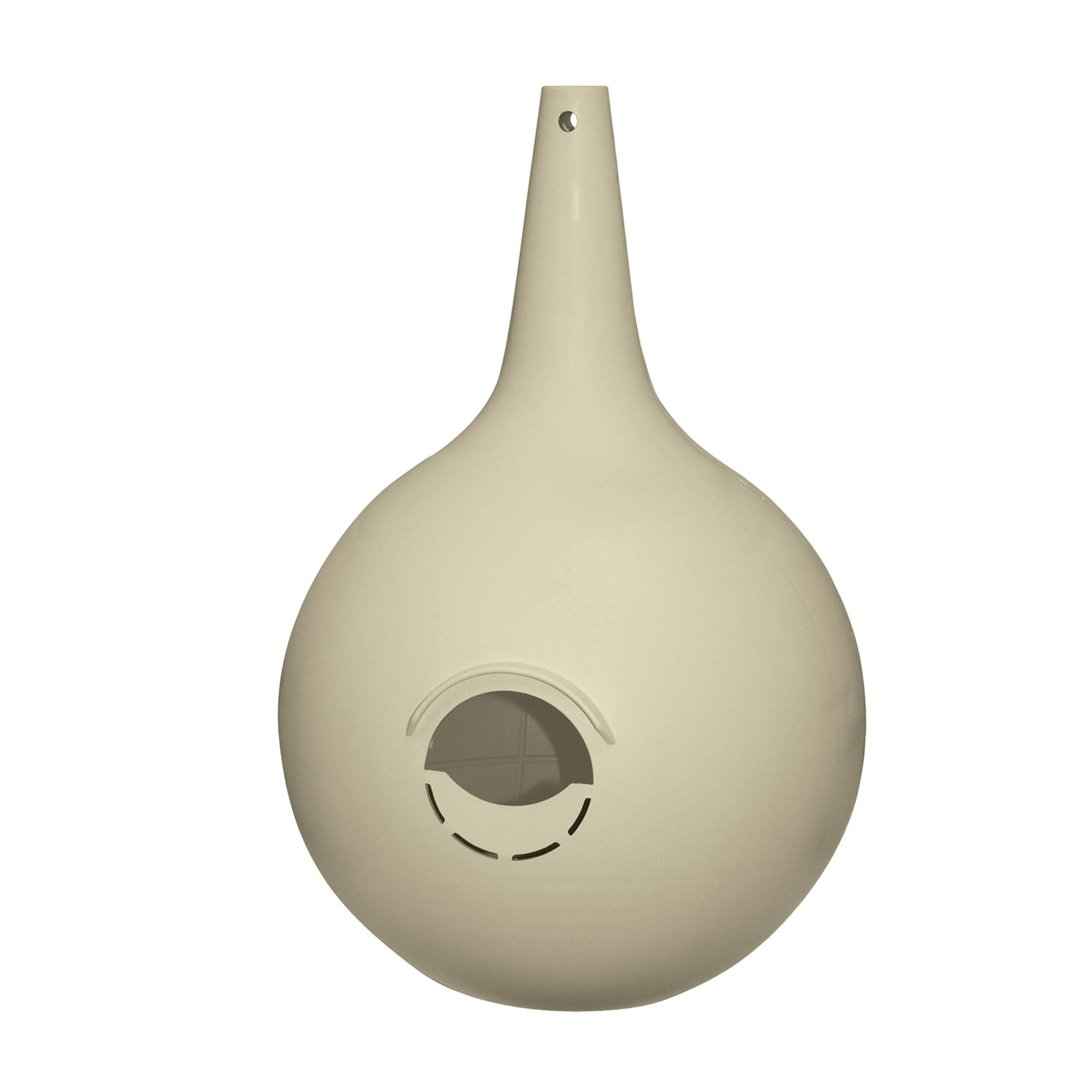 Heath Outdoor Products 2-Piece Easy Clean Deluxe Purple Martin Gourd Starling Resistant, Off-White - 6 count
