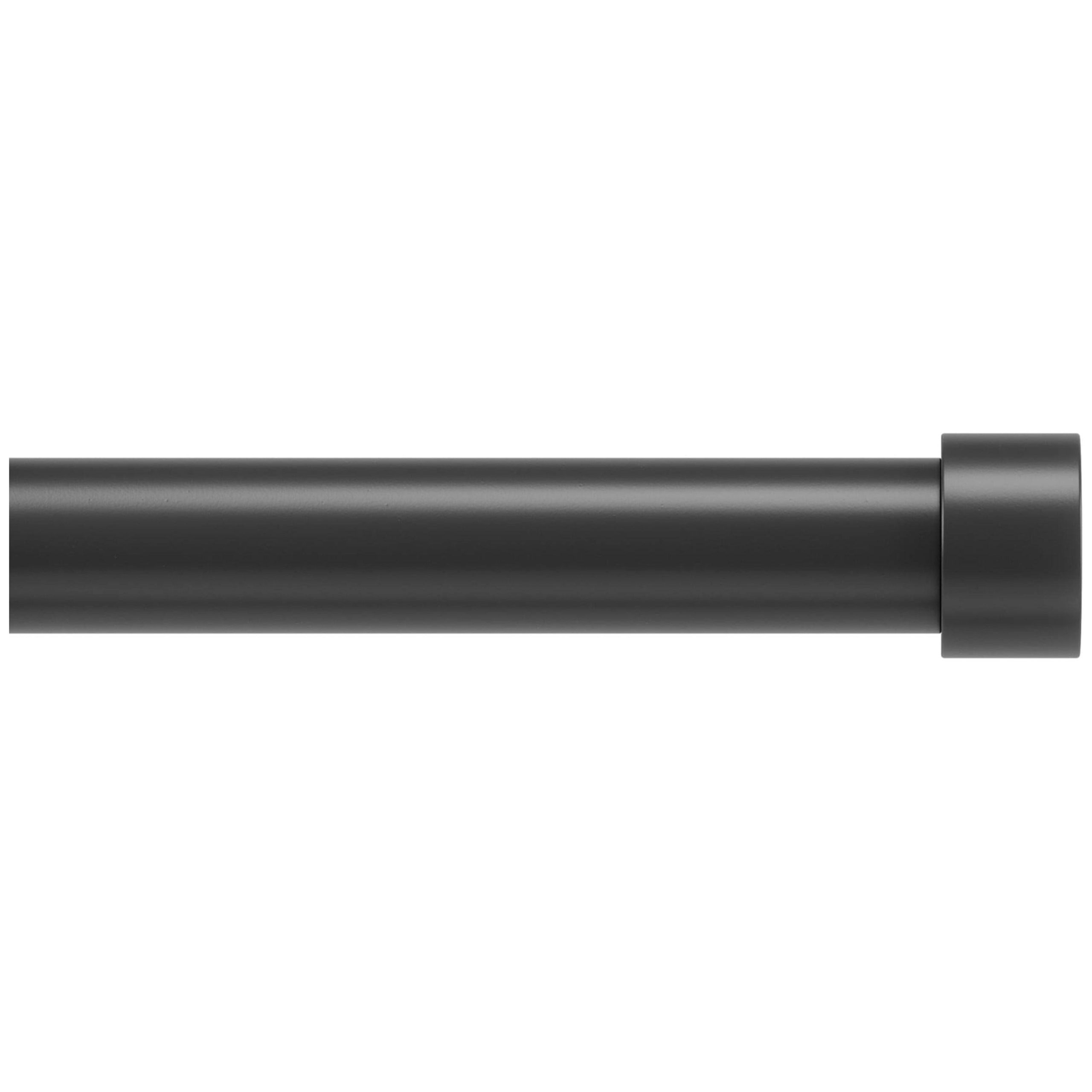 b5fb94ead1d9bf3deb318768758bcdb3dfacdbe6cc3ba138dc45f20c7e71a05a.jpg Umbra Cappa Adjustable Window Curtain Rod, Brushed Black - Image 1