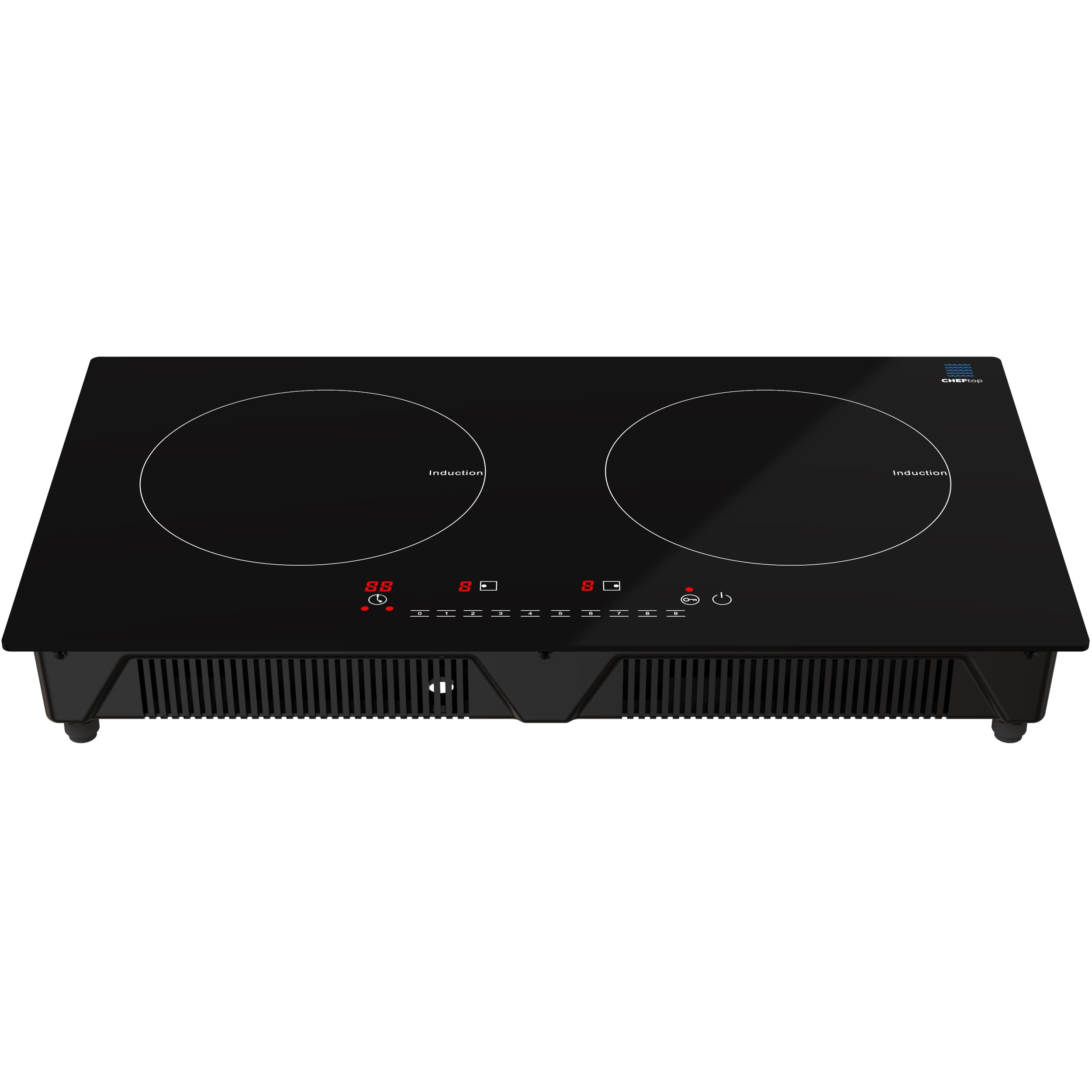 b5ffdd949ef7e870b39b16509a755ba439e80fdd453b5934f4f5915682942fb9.jpg Drinkpod ChefTop Induction 2 Burner Cooktop - Portable 120V Digital CE - Image 1