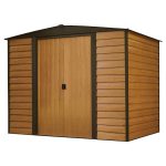 Arrow Woodridge Steel Storage Shed, 8 x 6 ft.