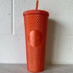 Starbucks Kitchen | Orange Studded Starbucks Tumbler 24 oz | Color: Orange | Size: Os | Jparis109's Closet