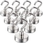 DIYMAG Magnetic Hooks 25lbs Strong Magnet Hooks for Kitchen Home CR