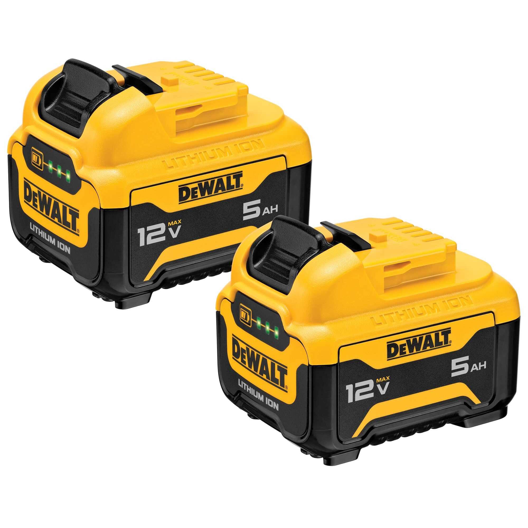 b669e11ad1d421783ea4824ed00e1b4dda28e3cca5ad0d6c851a5c87328cfb31.jpg DeWalt 12V Max 5.0Ah Lithium Ion Battery (2 Pack) DCB126-2 - Image 1