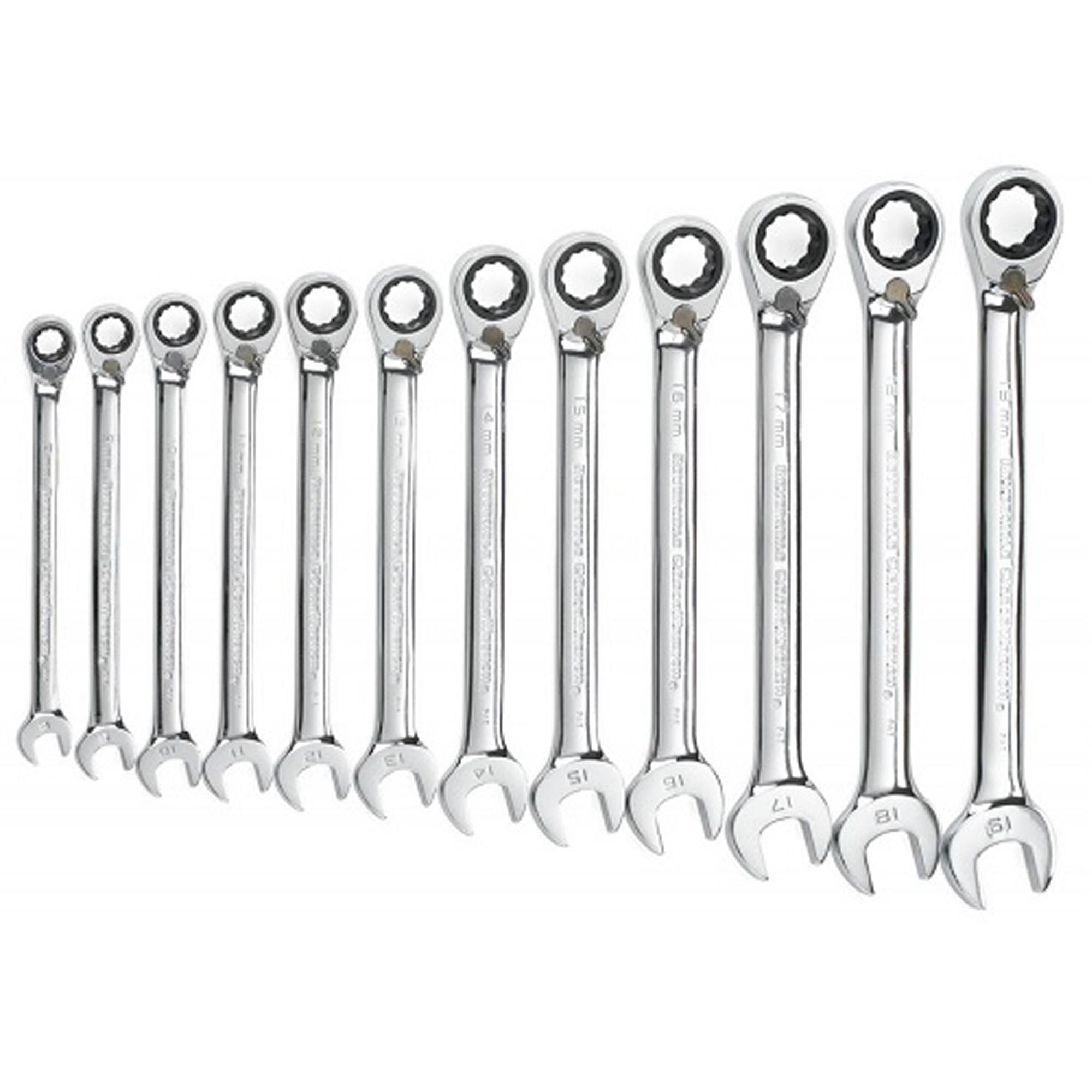 Gear Wrench 9620 12 pc. Metric Reversible Combination Ratcheting