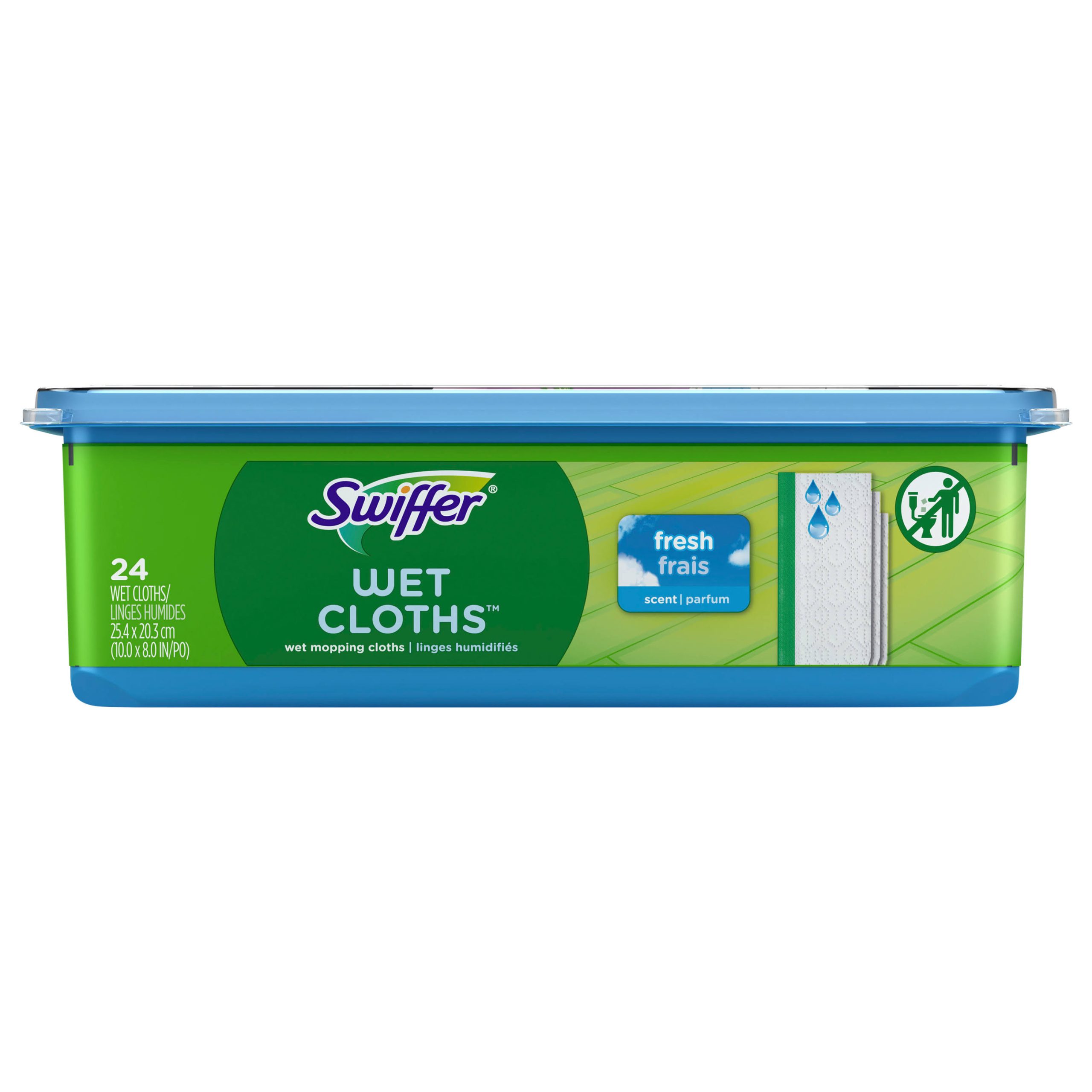 b6a2af39a3d35aa04fd0b3226fd25e957d335d0b92b22676aa1bced50877c439.jpg Swiffer Sweeper Wet Open Window Fresh Mopping Pad Refills - 24 count - Image 1
