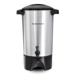 Hamilton Beach 45 Cup Coffee Urn and Hot Beverage Dispenser Silver