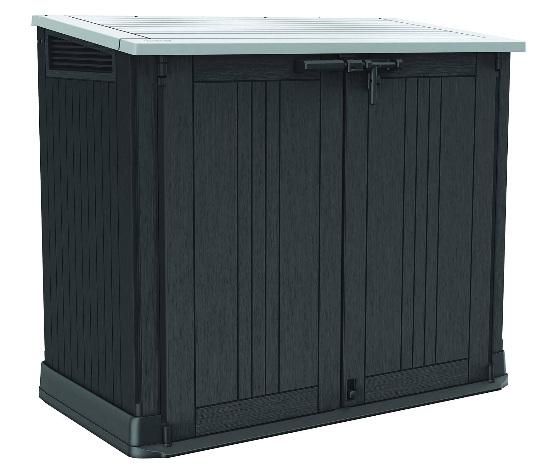 b6c7ac34d088033fb054d5b69b354c76380b3d4a1c0d834fbf17e64c920a03d1.jpg Keter Store-It-Out Prime 4.3 x 2.3 Foot Resin Outdoor Storage Shed - Image 1