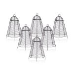 boldworks Garden Cloche Plant Protectors from Animals Chicken Wire Cloche Dome for Plants to Protect from Deer Rabbits in Outdoor Vegetable Garden
