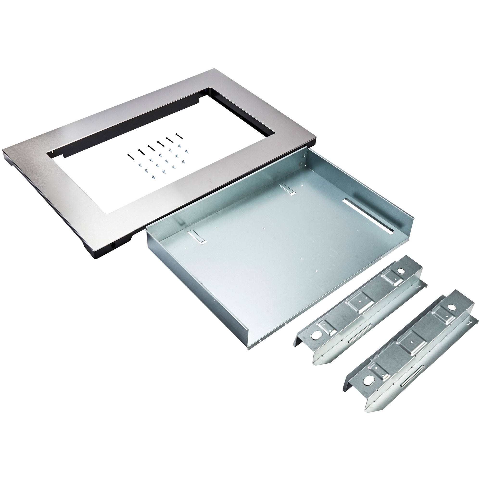 b6fe4ffedb56bfce5231b0cf34c22e1a9dee3a54f4b46a774c19b05c8366f884.jpg Whirlpool 30" Fingerprint Resistant Stainless Steel Microwave Trim Kit - Image 1