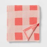 Knit Kids' Throw Blanket Pink - Pillowfort