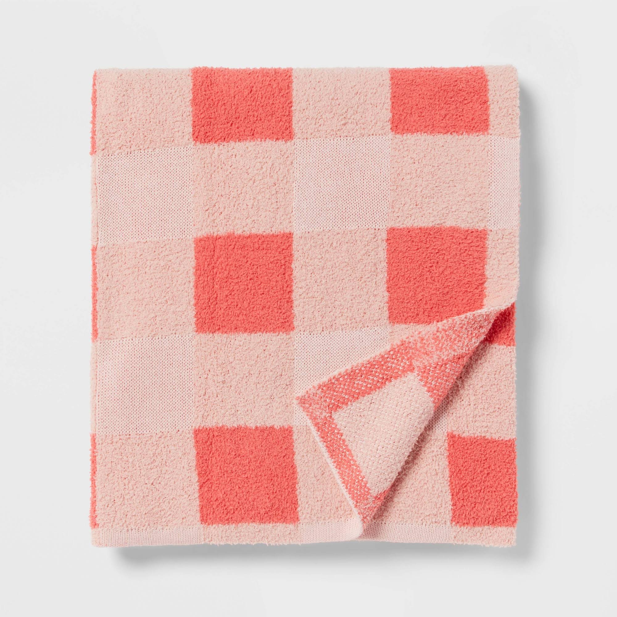 b71dea74d251f55e4ed07ac3b83556ca0a5bb3f7a5c2bdd841e4d5c44fced8c6.jpg Knit Kids' Throw Blanket Pink - Pillowfort - Image 1