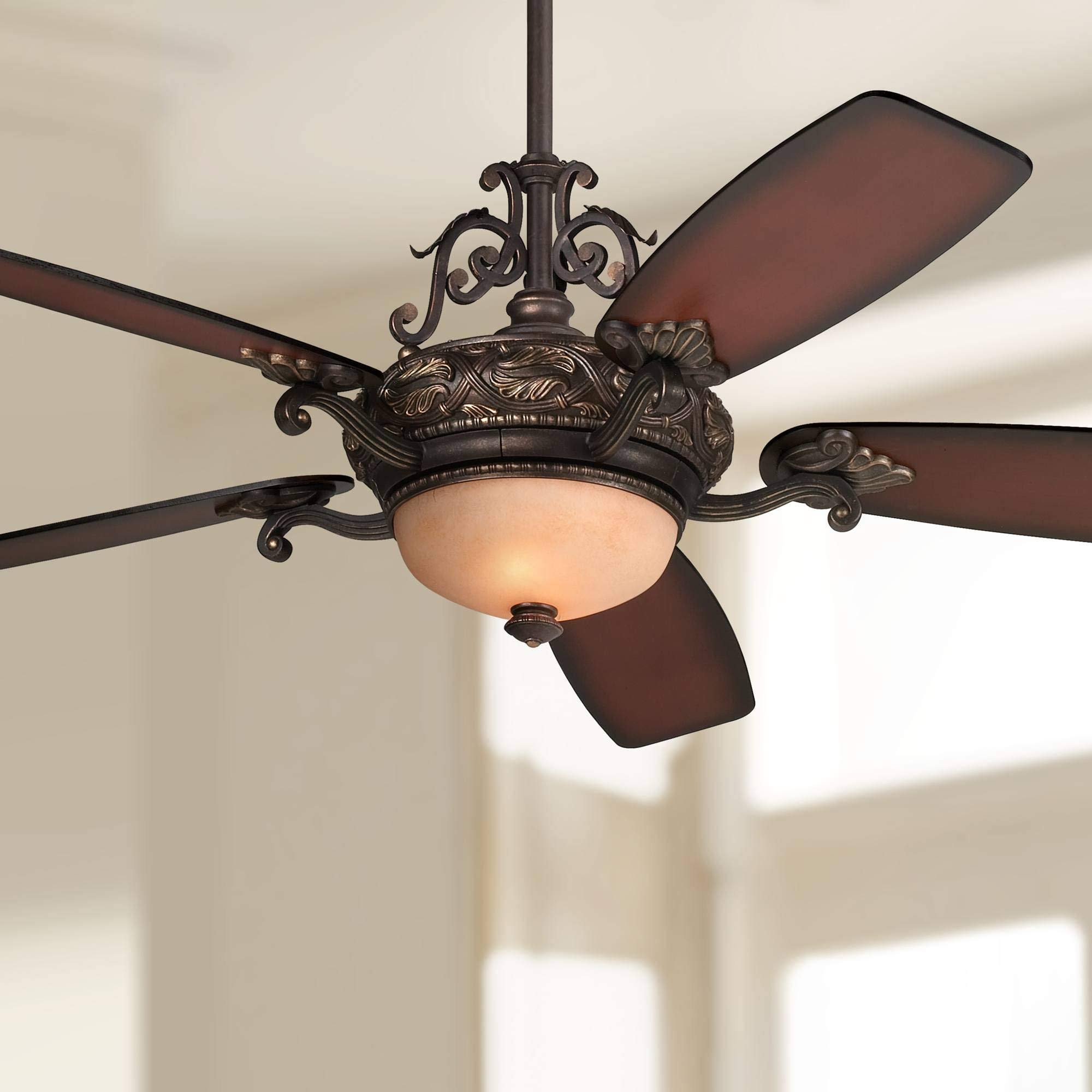 b73416d08d4cb151c3c3abd5012d3a43f45ca6e4e528927dc0a6d215e5cf6fda.jpg 56" Casa Esperanza Teak Finish Blades Ceiling Fan - Image 1
