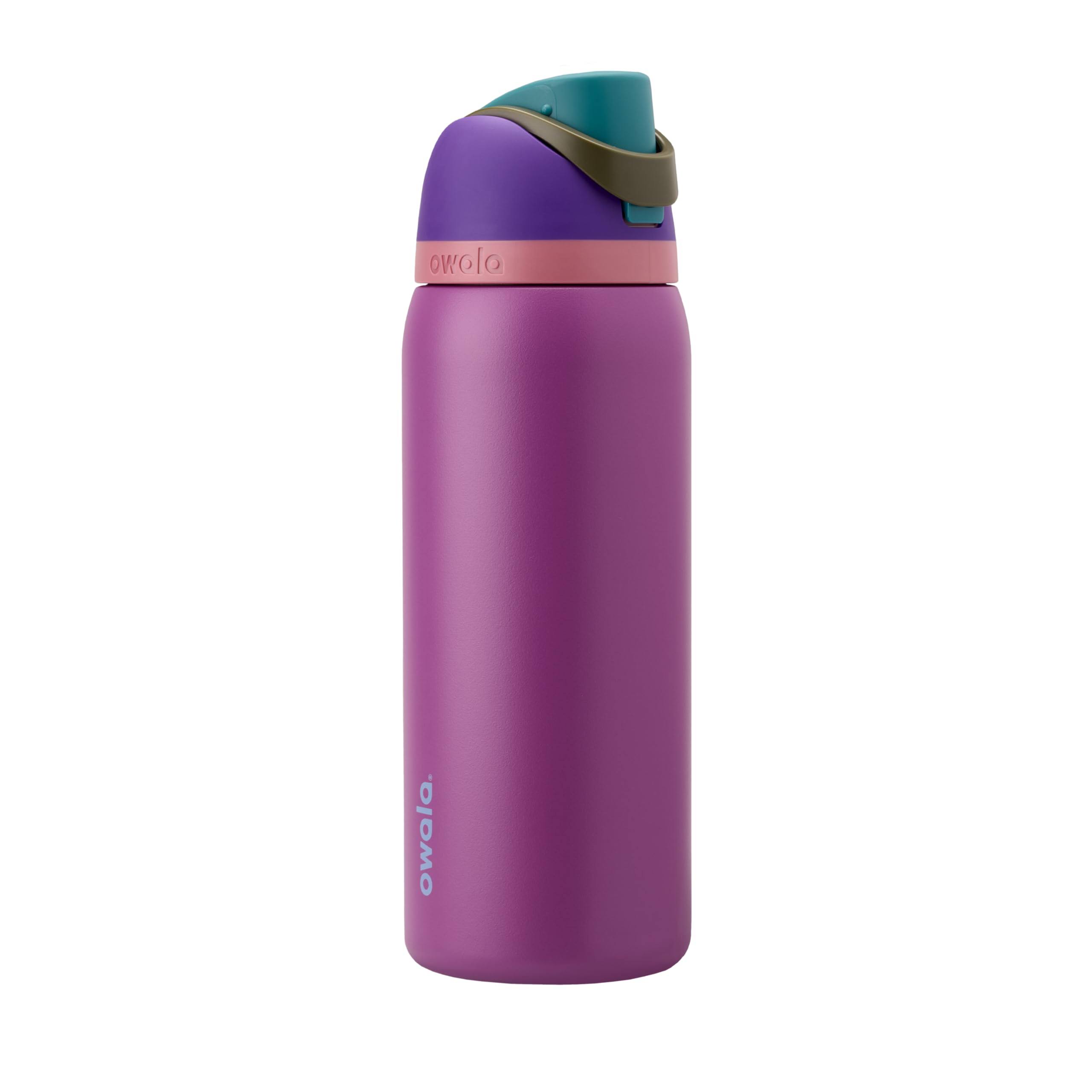 b734623e38febd7773cb62c4b619ab59a30693c86bf5e9842049b337ac2c5ff8.jpg Owala FreeSip Insulated Stainless Steel Water Bottle with Straw for Sports and Travel, BPA-Free, 32-oz, Voodoo - Image 1