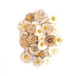 Recollections Neutral Small Mixed Flowers - 24 ct