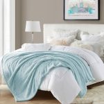 Swift Home Super Soft Oversized Plush Faux Fur Aqua Throw Blanket 60 x 70 inch