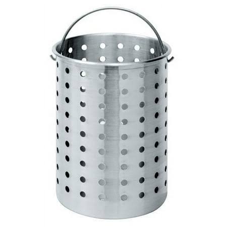 b78d744ec036f906846a070a37de66f12e33f955970df8f06f8d0b2f8d076eda.jpg Bayou Classic B300 Perforated Steam, Boil, Fry Accessory Basket. Fits 30-Quart Bayou Classic Turkey Fryers, Size: 30 Quart, Silver - Image 1