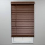 Perfect Lift Window Treatment Dark Oak 2 in. Cordless Room Darkening Faux Wood Blind 25.75 in. W x 48 in. L Actual Size: 25.75