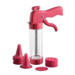 Art + Cook - Red 23-Piece Cookie Gun Set