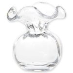 Vietri - Hibiscus Glass Bud Vase - Clear