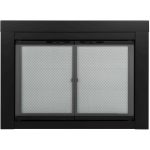 Pleasant Hearth AN-1012 Alpine Fireplace Glass Door Black Large