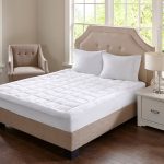 Madison Park - Cloud Soft Overfilled Plush Waterproof Mattress Pad - Full - White